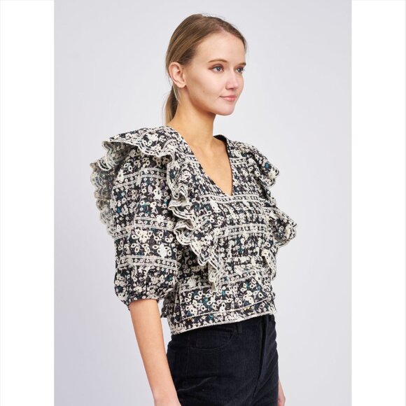 NWT EN SAISON Alessandra Top - Picture 2 of 4